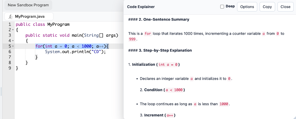 StudySource Code Explainer Demo
